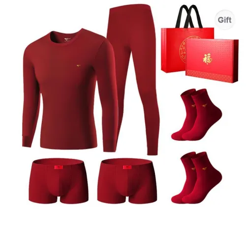SEPTWOLVES Thermal Set Men's 6-piece Gift Box Set