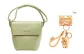 Green-Shoulder Bag, Crossbody Bag+Charm