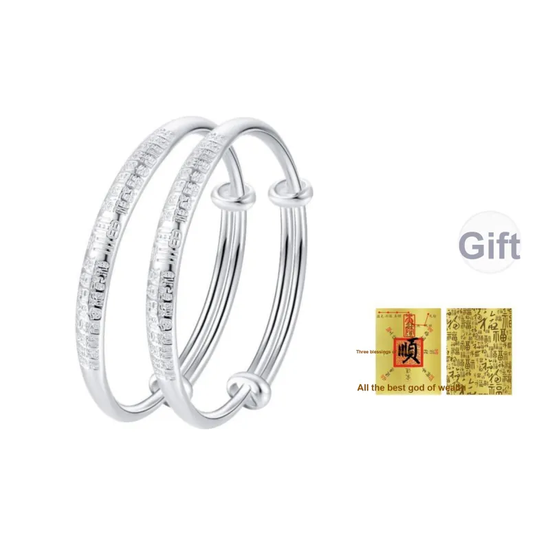 Bear Silversmith 999 Fine Silver Sterling Silver Bangle Women's-0