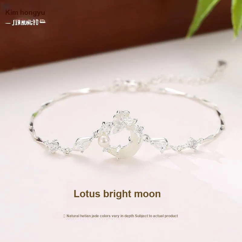 DAWO 925 Sterling Silver Bracelets Women's-1