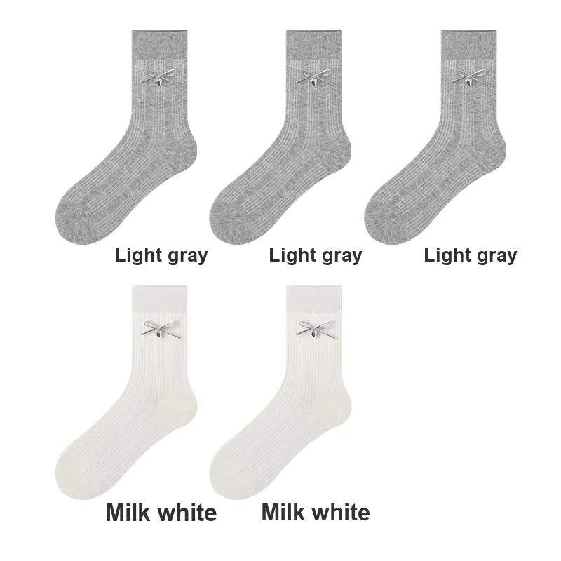 H YXIANG Mid Calf Socks Women's Combo Set-31