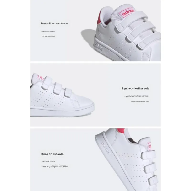 Adidas Advantage Low Top Toddler Shoes White Infant And Toddler-1
