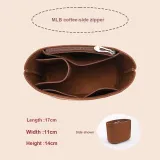 Coffee MLB Bucket Bag Liner-Side Zipper
