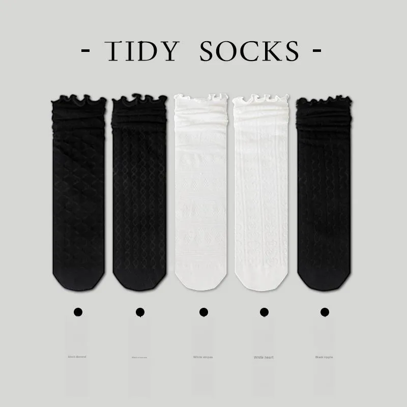 ROBINHOOD Mid Calf Socks Women's 5 Pack-9