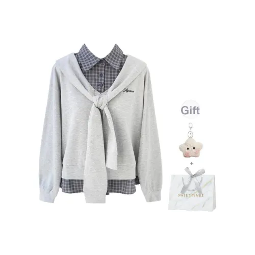 EVPGB Серый Женский Свитшот