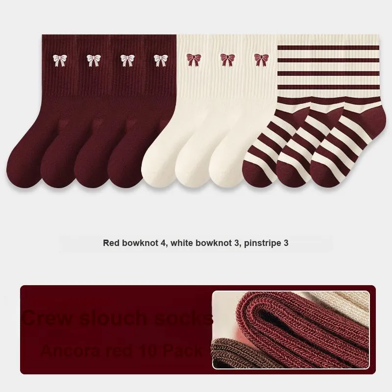 KJ Mid-Calf Socks Unisex Multi Combo Set-65