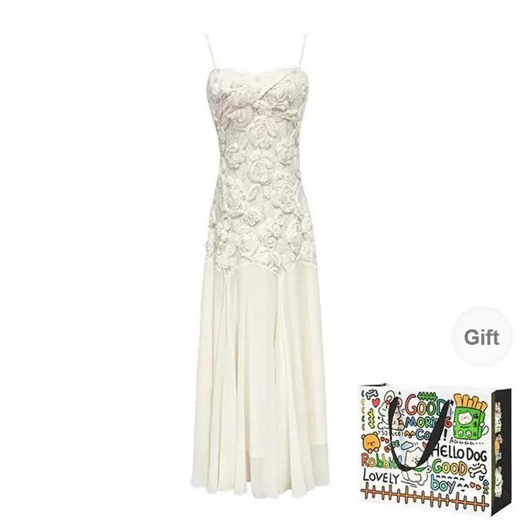ZVJH Slip Dresses Women's Apricot Shopping Bag-0