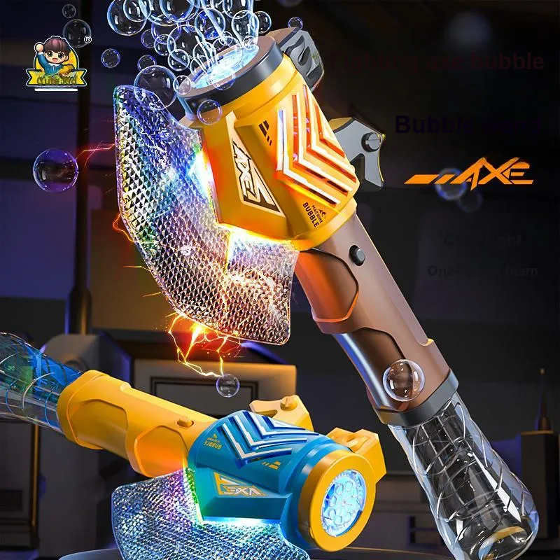 Cute Baby Handheld Gunfighting Axe Bubble Machines-1