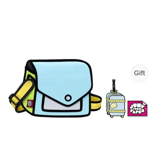 JumpFromPaper Polyester Fabric Crossbody Bag Regular Unisex Mint Green