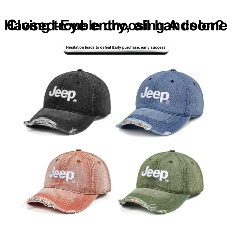 Jeep Cotton Baseball Caps Unisex-3
