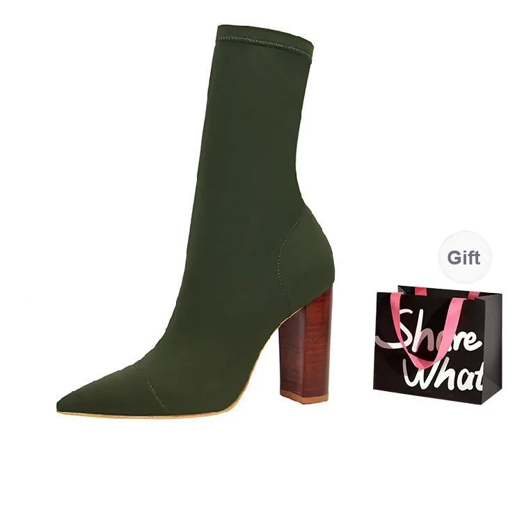 BIGTREE Ankle Boots Women's-7