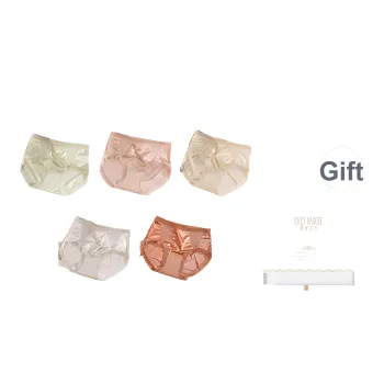 XIA.WA.ZHI.XIU Underpants Women's Shopping Bag 5 Pack