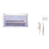 120개의 싱글 투프트 가짜 속눈썹이 공기 중에서 생성되었습니다.