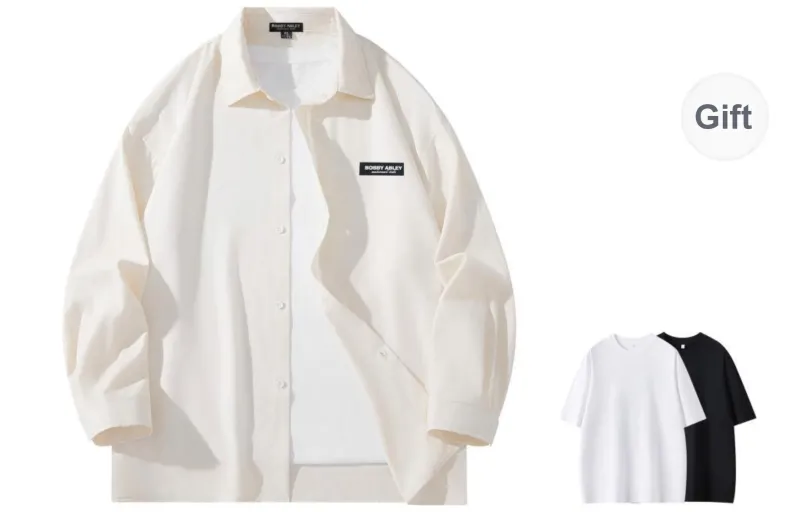BOBBY ABLEY Shirt Coat Fall And Winter Unisex-173