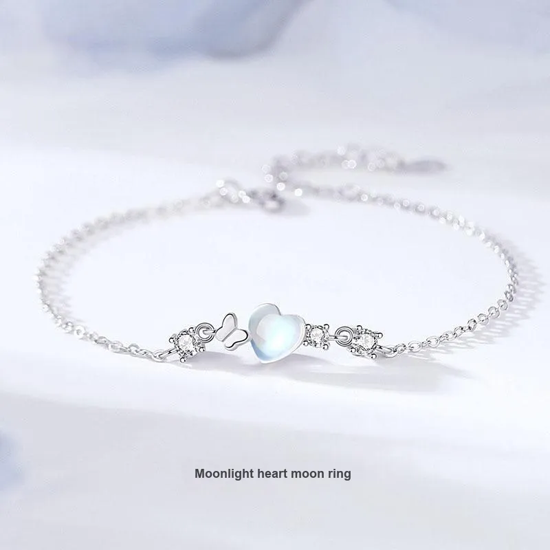 DAWO 925 Sterling Silver Bracelets Women's-4