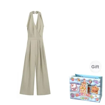 BRASS SCOUT Jumpsuits Women's Khaki Green Shopping Bag