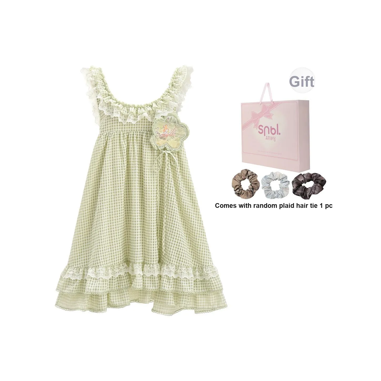 Snbl Зеленый Женские Слиплатья