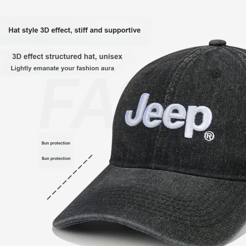 Jeep Cotton Baseball Caps Unisex-1