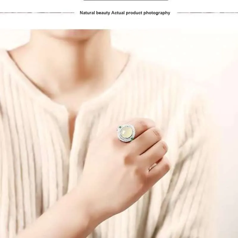 Gifts Jade Rings Unisex-1