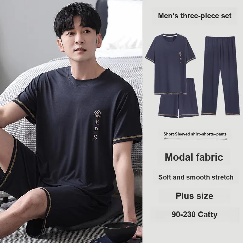 MADALLO Pajama Set Men's Dark Blue-1