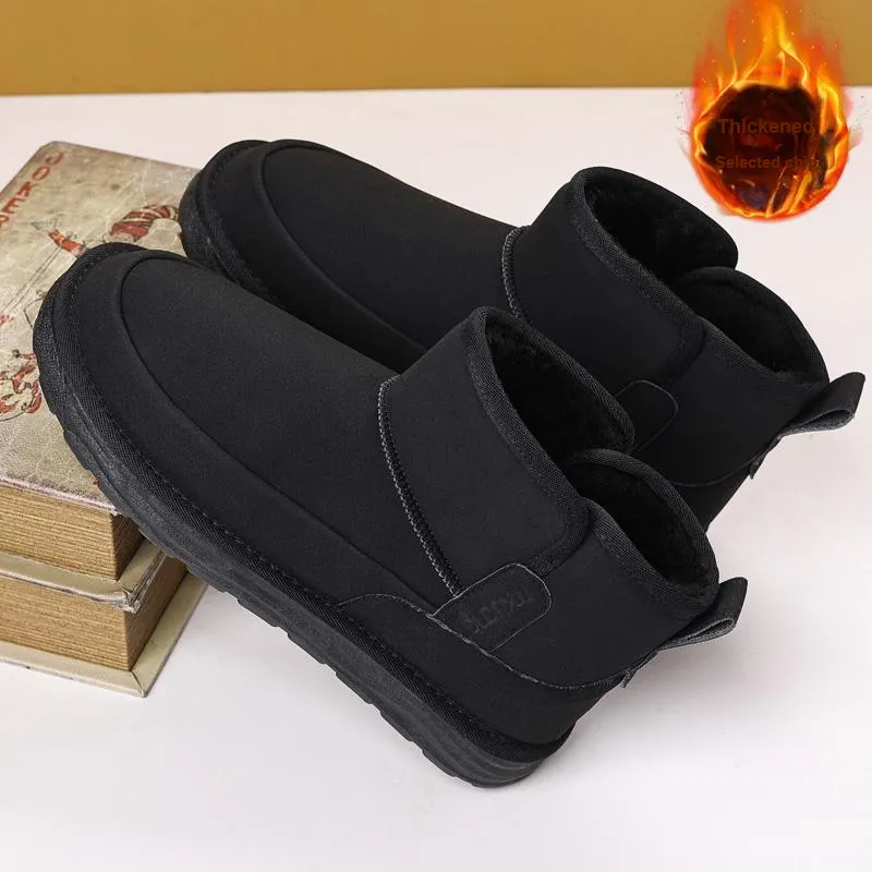 Wooden Rabbit Thermal Short Snow Boots Men's-2