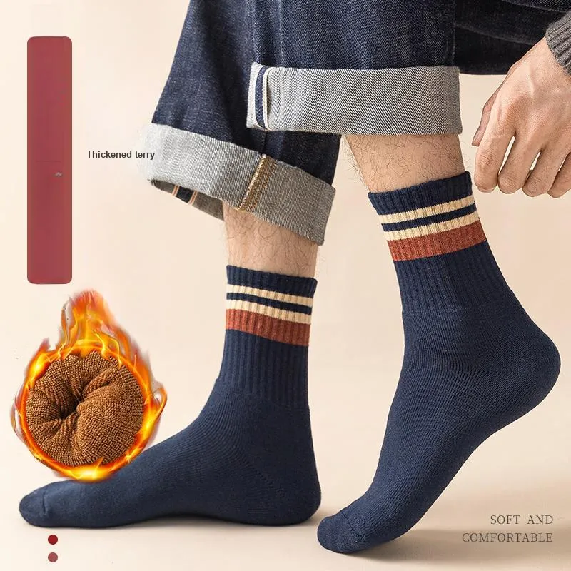 MIIOW Mid Calf Socks Men's 5 Pack-25