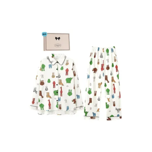 MIOJUER Белый 82306 Женские Подарочные Наборы Пижам