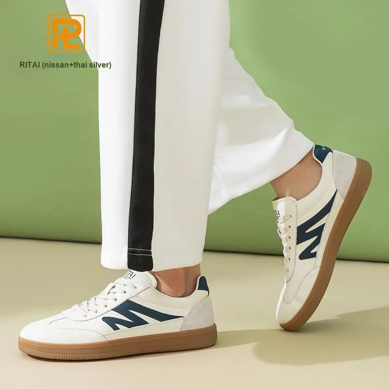 Ritai Anti Slip Wear Resistant Low Top Skateboard Shoes Men's-3