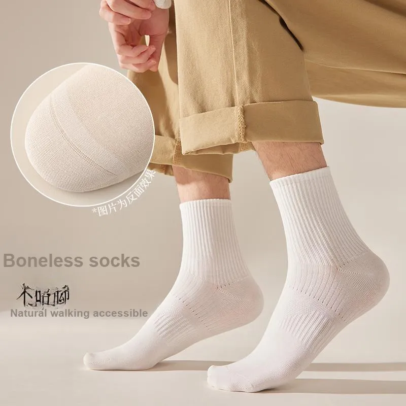 MIIOW Mid Calf Socks Men's 5 Pack-6