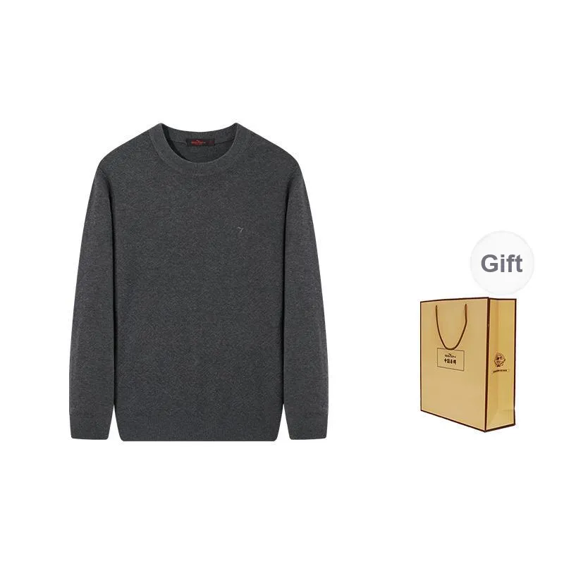 SEVEN Solid Color Business Inner Layer Commute Pullover Sweater Men's-3
