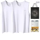 Crew Neck 2 Pack (White+White) 2 Pcs, Easy to Wash!