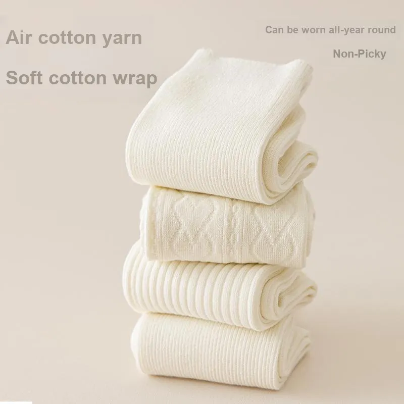 Lan Miao Mid Calf Socks Women's Shopping Bag 5 Pack-10