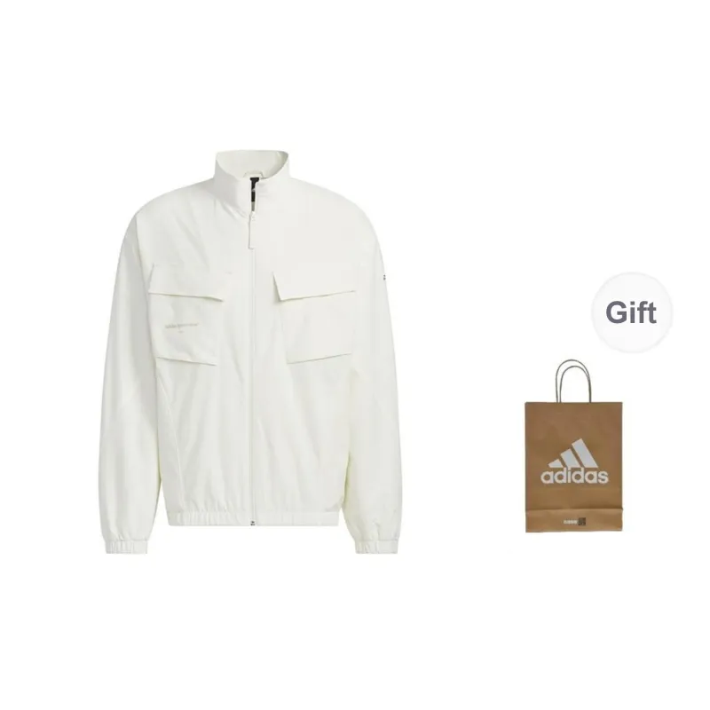 Adidas Jackets Coats Unisex White Shopping Bag Included-0