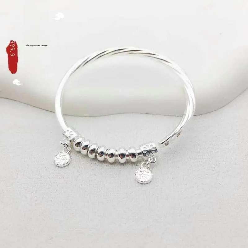 NSAOT 999 Fine Silver Bangles Women's-1