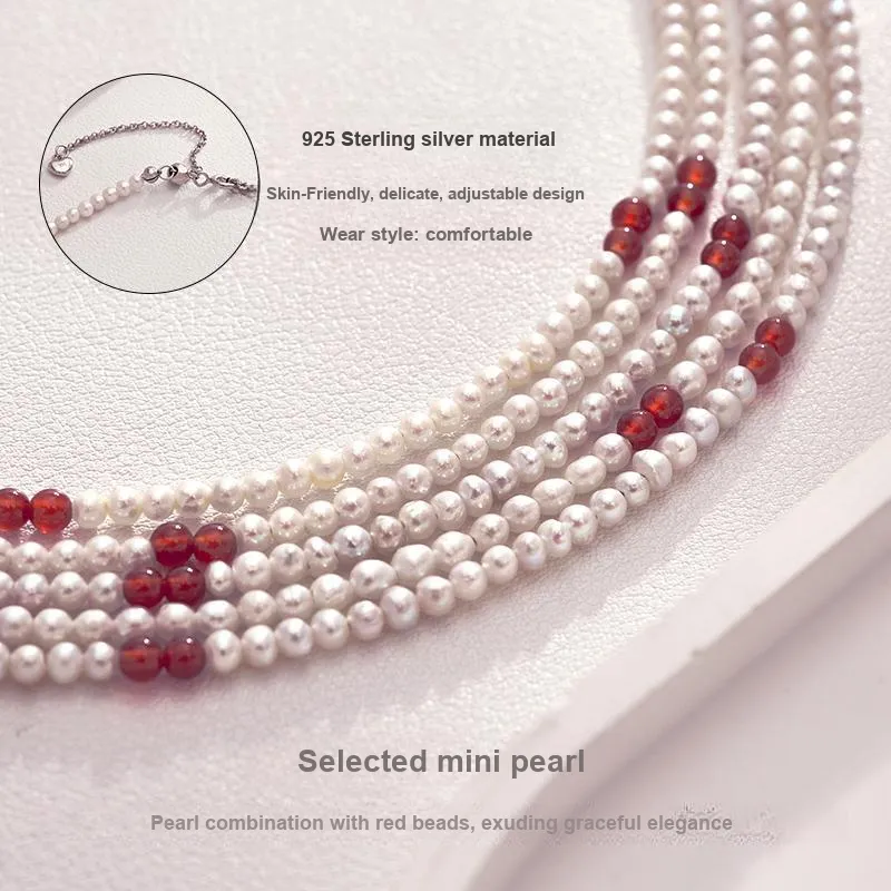Mofei Pearl Necklaces Women's-3