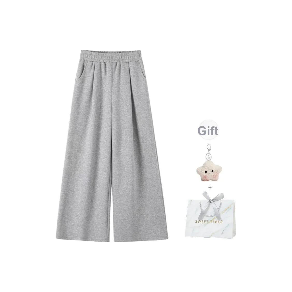 EVPGB Серый Женские Повседневные Брюки