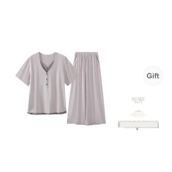 XIA.WA.ZHI.XIU Pajama Set Women's Gift Box Set Apricot