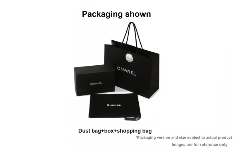 CHANEL 23C Spring HOBO Wool Jersey Knitted Fabric Shoulder Bag, Crossbody Bag Trumpets Women's Black-3