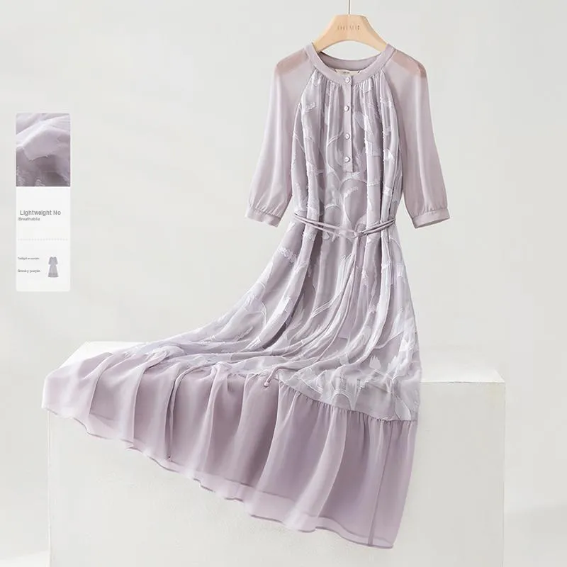 LUYOUYE Short Sleeved Dress Women's-2