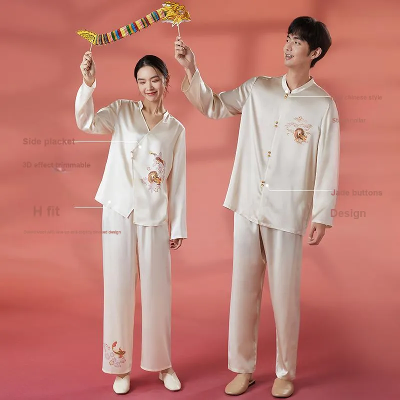 JINSANT Pajama Set Men's Taupe Grey-2
