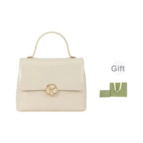 VANESSA HOGAN Сумка через плечо из коровьей кожи маленькая сумка женская экрю коричневый