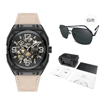 INFANTRY Pioneer Series Automatic Mechanical Movement Watch Men's Watches Black Dial