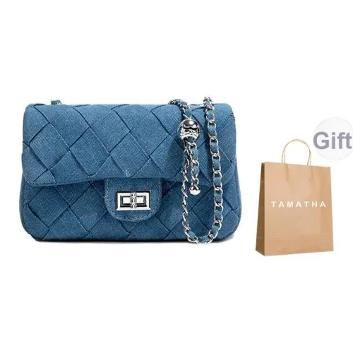 TAMATHA Denim Сумка через плечо Стандартная Женская Синяя