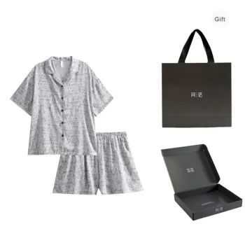Same Language Pajama Gift Boxes Women's Heather Gray