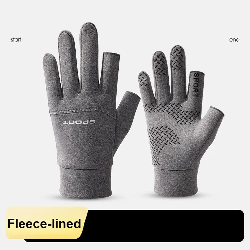 Shizhu Anti Loss Snap Buckle Sports Gloves Men's-3
