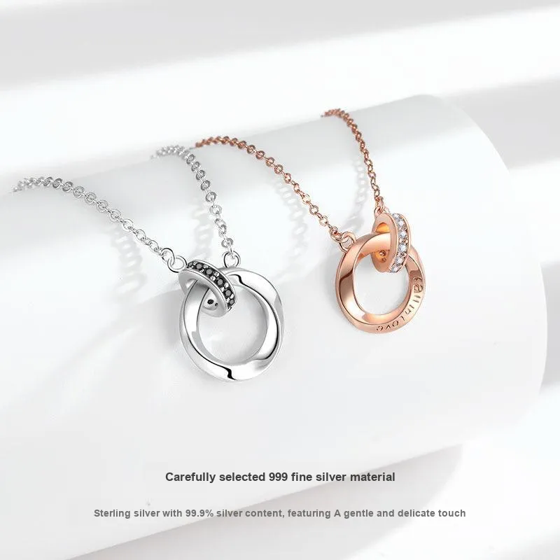 Regalrose 999 Fine Silver Necklaces Women's Silver-2