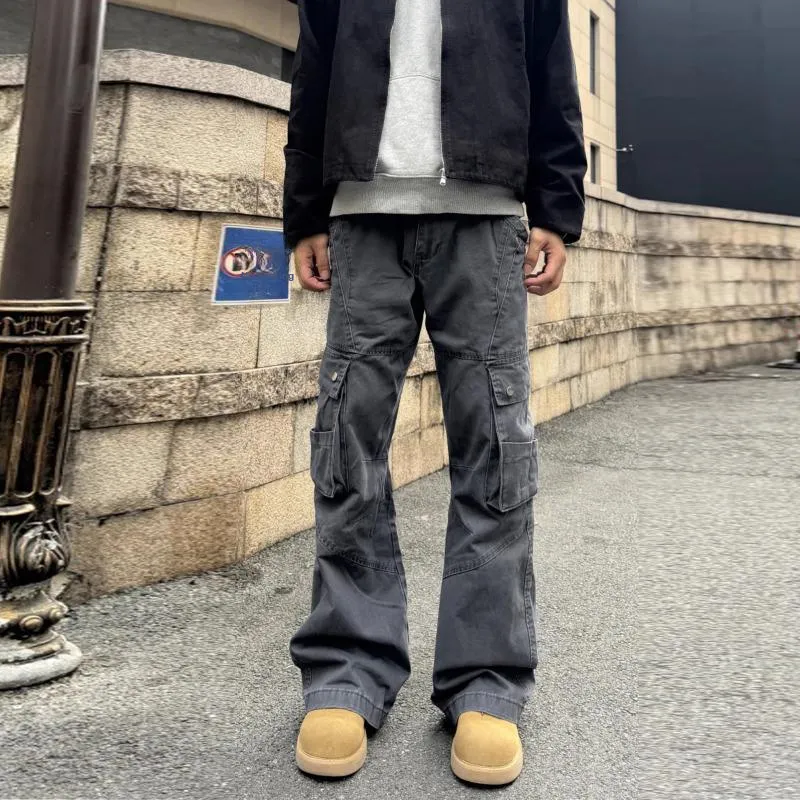 PAINT STAIN Trendy Versatile Cargo Pants Unisex-3