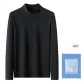Ding-Mock Neck Base Layer in Black