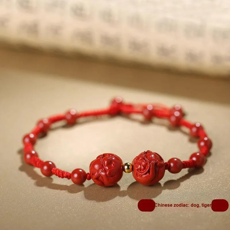 Sima Is Ethereal Reconstructed Cinnabar Anklets Unisex-20