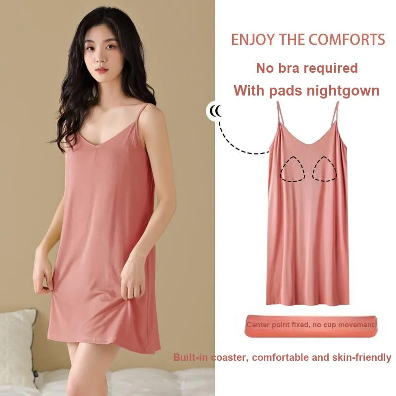 GOSO Nightgown Women's Brick Red-1
